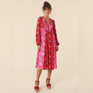 SPELL SOLSTICE BOHO MIDI DRESS
Salsa Rose